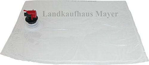 Landkaufhaus Mayer 5 Stück Bag in Box Beutel 5 Liter, Saftschläuche, Saftbeutel (5 x 5 Liter) von Landkaufhaus Mayer