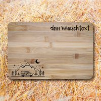 Frühstücksbrettchen Camping Vanlife Personalisiert Aus Bambus Geschenke Für Camper Frühstücksbrettchen Camping Vanlife Personalisiert Aus Bambus Geschenke Für Camper von Landkautz