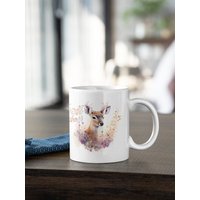 Keramik Oder Emaille Tasse | Jagd Zur Mit Reh Motiv Jäger von Landkautz