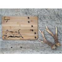 Personalisiertes Holz Frühstücksbrett Mit Hochwertiger Laser-Gravur in Zwei Größen, Das Perfekte Geschenke Für Jäger Und Jägerinnen von Landkautz