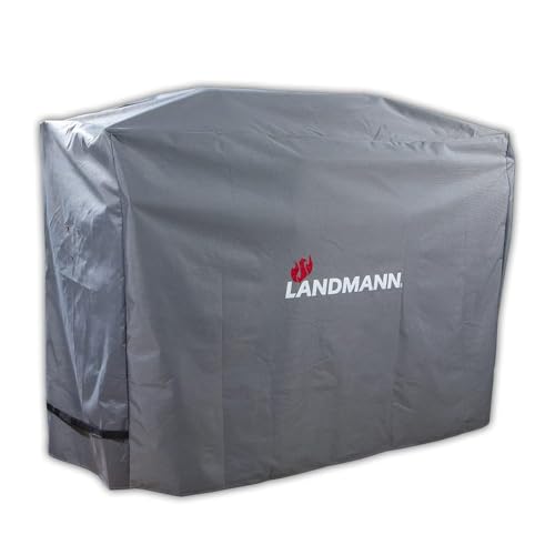 LANDMANN Premium Wetterschutzhaube | Aus robustem Polyestergewebe & Wasserdicht | UV-beständig, Atmungsaktiv & Kältebeständig | Geeignet für Triton PTS 3.1/4.1 & Rexon PTS 3.1/4.1 [62 x 148 x 120 cm] von Landmann