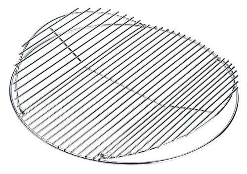 LANDMANN Rundgrillrost verchromt (Ø 55 cm) | Aufklappbar, um die Grillkohle und Briketts problemlos nachzulegen, passend für LANDMANN Holzkohlerundgrills mit Ø 55 cm [verchromt] von Landmann