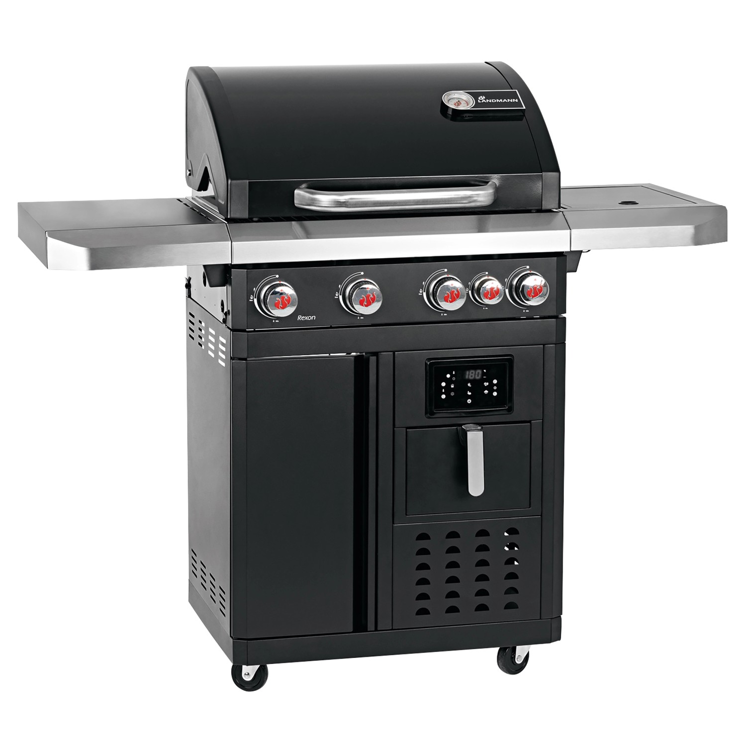 Landmann Gasgrill GG-II-492BKDE 120 cm Schwarz von Landmann