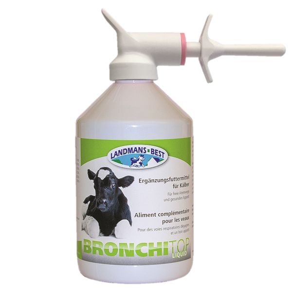 BRONCHITOP Liquid 500ml - Futterergänzung freie Atemwege & Appetita... von Landmans Best