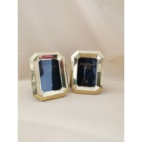 2 Rechteckige Messingrahmen Ahnengalerie Solid Brass 9cm X 13cm Rahmen Fotorahmen Bilderrahmen 2 Rechteckige Messingrahmen Ahnengalerie Solid Brass 9cm X 13cm Rahmen Fotorahmen Bilderrahmen von Landmum