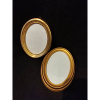 2 Wunderschöne Goldene Vintage Bilderrahmen Oval Fotorahmen Rahmen 2 Wunderschöne Goldene Vintage Bilderrahmen Oval Fotorahmen Rahmen von Landmum