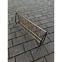 50Er Garderobe Hutablage Messing Alu Vintage Auböck Art Aluminium Rockabilly Style Goldene Aus Metall 1960Er von Landmum