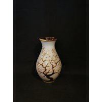 70Er Jahre Design Vase Marei Keramik Blumenvase Beige West Germany Vintage Dekor Wgp 70S Deutschland Krug Tischvase Bonsai von Landmum