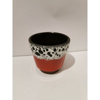 70Er Jahre Kleiner Blumentopf Übertopf Jopeko Keramik West Germany Fat Lava Mid-Century 1970 Vintage Topf 70Er Jahre Kleiner Blumentopf Übertopf Jopeko Keramik West Germany Fat Lava Mid-Century 1970 Vintage Topf von Landmum
