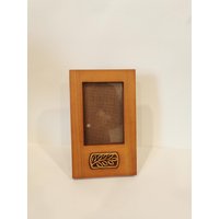 Außergewöhnlicher Bilderrahmen Holz Fotorahmen Bild Vintage Rare Außergewöhnlicher Bilderrahmen Holz Fotorahmen Bild Vintage Rare von Landmum