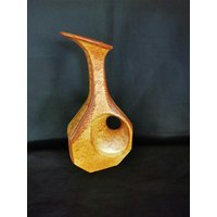 Bertoncello Blumenvase Vase Klassiker Design Keramik 60Er Braun Vintage Rarität Bertoncello Blumenvase Vase Klassiker Design Keramik 60Er Braun Vintage Rarität von Landmum