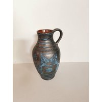 Carstens Keramik Vase Ankara West Germany Blumenvase 1517-22 von Landmum