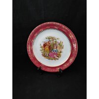 Dapres Watteau Limoges France Sammelteller Teller Vintage Porzellan Shabby Wandteller Mit Befestigung Dapres Watteau Limoges France Sammelteller Teller Vintage Porzellan Shabby Wandteller Mit Befestigung von Landmum