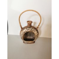 Fat Lava Vintage Brutalistisch Windlicht Dümler Und Breiden Keramik Teelicht Laterne 70Er Lampe Kerzenhalter Kerzenleuchter von Landmum