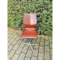Flötotto Armlehner Drehstuhl Schreibtisch Stuhl Mid Century Industrie Höhenverstellbar Bürostuhl Drehbar Flötotto Armlehner Drehstuhl Schreibtisch Stuhl Mid Century Industrie Höhenverstellbar Bürostuhl Drehbar von Landmum