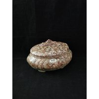 Jasba Große Deckeldose Art Deco Spritzdekor Keramik Dose Deutschland Um 1930 Jasba Große Deckeldose Art Deco Spritzdekor Keramik Dose Deutschland Um 1930 von Landmum