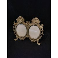 Jugendstil Bilderrahmen Doppelrahmen Messing Vintage Art Deco Design Frame. It Aufsteller Rahmen Jugendstil Bilderrahmen Doppelrahmen Messing Vintage Art Deco Design Frame. It Aufsteller Rahmen von Landmum