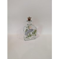 Karaffe Holmegaard Jahresflasche Fliederbeere Denmark Likörflasche Bottle Sambuca von Landmum