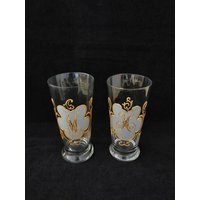 Kristall Glas Böhmen 50Er Jahre Dekor Monogramm M & H Hochzeitsglas Kristall Glas Böhmen 50Er Jahre Dekor Monogramm M & H Hochzeitsglas von Landmum