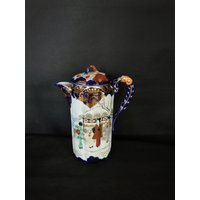 Kutani Kakaokanne Kanne Mit Deckel Vintage Saftkanne Japan Chocolate Pot Geisha Hand Painted Japanese Polycrome 1900 Kutani Kakaokanne Kanne Mit Deckel Vintage Saftkanne Japan Chocolate Pot Geisha Hand Painted Japanese Polycrome 1900 von Landmum