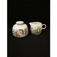 Melitta Zuckerdose Milchkännchen Vintage Porzellan Kaffeeservice von Landmum