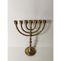 Menora Davidleuchter Kerzenständer Kerzenhalter Kandelaber Leuchter Messing Menora Davidleuchter Kerzenständer Kerzenhalter Kandelaber Leuchter Messing von Landmum