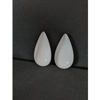 2 Kleine Puzzleschalen Weiß Edel Schlicht Rosenthal Porzellan Tropfenform von Landmum