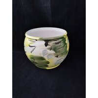 Super Schöner Antiker Vintage Blumentopf China Japan Motiv Schiff Übertopf Porzellan von Landmum