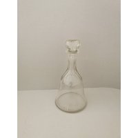 Tolle Karaffe Likörflasche Glas Design 70Er Jahre Dekor Glasflasche Flasche von Landmum