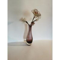 Vase Glasvase Rauchglas Riihimäen Lasi Oy Finland 60/70Er Form Design Vase Glasvase Rauchglas Riihimäen Lasi Oy Finland 60/70Er Form Design von Landmum