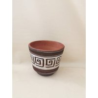 Vintage 50Er Blumentopf Übertopf Keramik West Germany Mid-Century 1950S Mit Loch von Landmum