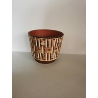 Vintage 50Er Blumentopf Übertopf Keramik West Germany Mid-Century 1950S Sawa von Landmum