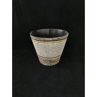 Vintage 50Er Blumentopf Übertopf Keramik West Germany Mid-Century 1950S von Landmum