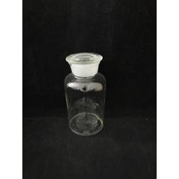 Vintage Apotheken Glas Dose Gewürze Deckeldose Art Deco Vorratsdose von Landmum