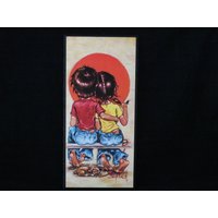 Vintage Bild 70Er Jahre Kinderbild F. Idyll Big Eye Kunst 1960 Druck Auf Spanplatte Jolylle Vintage Bild 70Er Jahre Kinderbild F. Idyll Big Eye Kunst 1960 Druck Auf Spanplatte Jolylle von Landmum