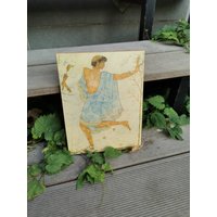 Vintage Bild Druck Auf Spanplatte 50Er Jahre Peinture Etrusque Maria Laach Tänzer 26cm X 20cm Vintage Bild Druck Auf Spanplatte 50Er Jahre Peinture Etrusque Maria Laach Tänzer 26cm X 20cm von Landmum