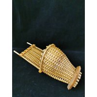 Vintage Blumentopf Wandmontage Wandblumentopf Bast Wand Übertopf Topf Midcentury Zum Aufhängen von Landmum