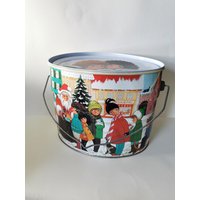 Vintage Große Blechdose Keksdose Plätzchendose Kekse Blech 10 Liter Xl Vintage Große Blechdose Keksdose Plätzchendose Kekse Blech 10 Liter Xl von Landmum