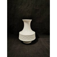 Vintage Große Blumenvase Vase Porzellan Weiß Eschenbach Vintage Große Blumenvase Vase Porzellan Weiß Eschenbach von Landmum