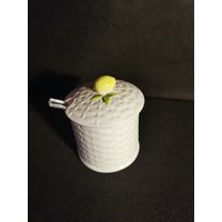 Vintage Vorratsdose Marmeladendose Deckeldose Zuckerdose Keramik Vintage Vorratsdose Marmeladendose Deckeldose Zuckerdose Keramik von Landmum