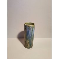 Wunderschöne Vase Keramik Unbekannt Signiert Vintage West German Pottery 60Er 70Er Jahre Design von Landmum