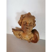 Zauberhafte Geschnitzte Putte Engelsputte Engel Kopf Oberammergau Wanddeko Holz Cherub Barock Zauberhafte Geschnitzte Putte Engelsputte Engel Kopf Oberammergau Wanddeko Holz Cherub Barock von Landmum