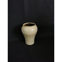 Zauberhafte Handgetöpferte Vase Signiert Werkhof Wechold Steinzeug Steingut Tontopf Shabby Deko Handarbeit von Landmum