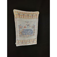 Zum Besticken Vorgezeichnetes Küchenhandtuch Mit Spruch Handtuch Baumwolle Sticken von Landmum