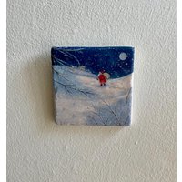 Mini-Bild, Wandbild, Fliesenbild "Santa Claus" Wand-Deko, Christmas Gift, Weihnachten Mini-Bild, Wandbild, Fliesenbild "Santa Claus" Wand-Deko, Christmas Gift, Weihnachten von Landolina