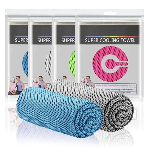 Landrain 4 Stück Cooling Towel, Cool Kühlhandtuch, Nacken Handtuch Kühltücher Kühltuch Landrain 4 Stück Cooling Towel, Cool Kühlhandtuch, Nacken Handtuch Kühltücher Kühltuch von Landrain