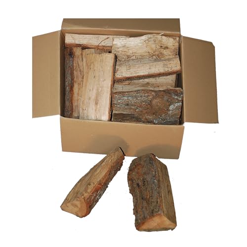 Landree Kaminholz Eiche 18 kg für Holzofen, Lagerfeuer, Feuerschale und Ofen, 20-25 cm Scheitlänge, kammergetrocknet, Holz, Brennholz, Wood vom Familien-Holzhof aus Schleswig Holstein von Landree