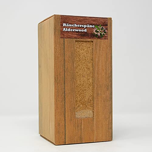 Landree Räucherspäne, 1,5L-Box, feine Körnung, Qualitätsgeprüft direkt vom Hersteller aus Schleswig-Holstein (Erle) von Landree