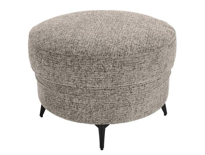 Landscape HOCKER, Graubraun, rund, 75x50x75 cm, Stoffauswahl, erweiterbar (Typenauswahl), Stühle von Landscape