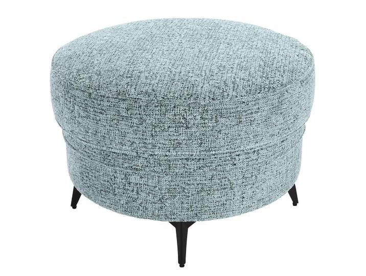 Landscape HOCKER, Türkis, rund, 75x50x75 cm, Stoffauswahl, erweiterbar (Typenauswahl), Stühle von Landscape